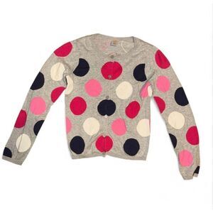 Gymboree Polka Dot Button Cardigan Girls